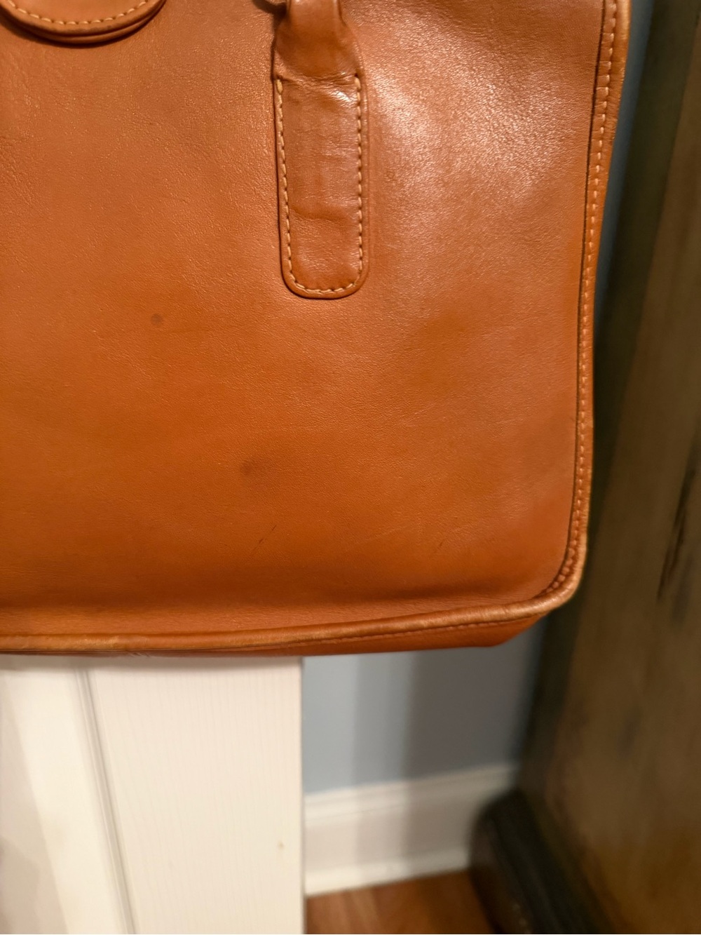 VTG Bonnie Cashin for Meyers Classic Tan Leather Satchel Bag - Picture 5 of 15